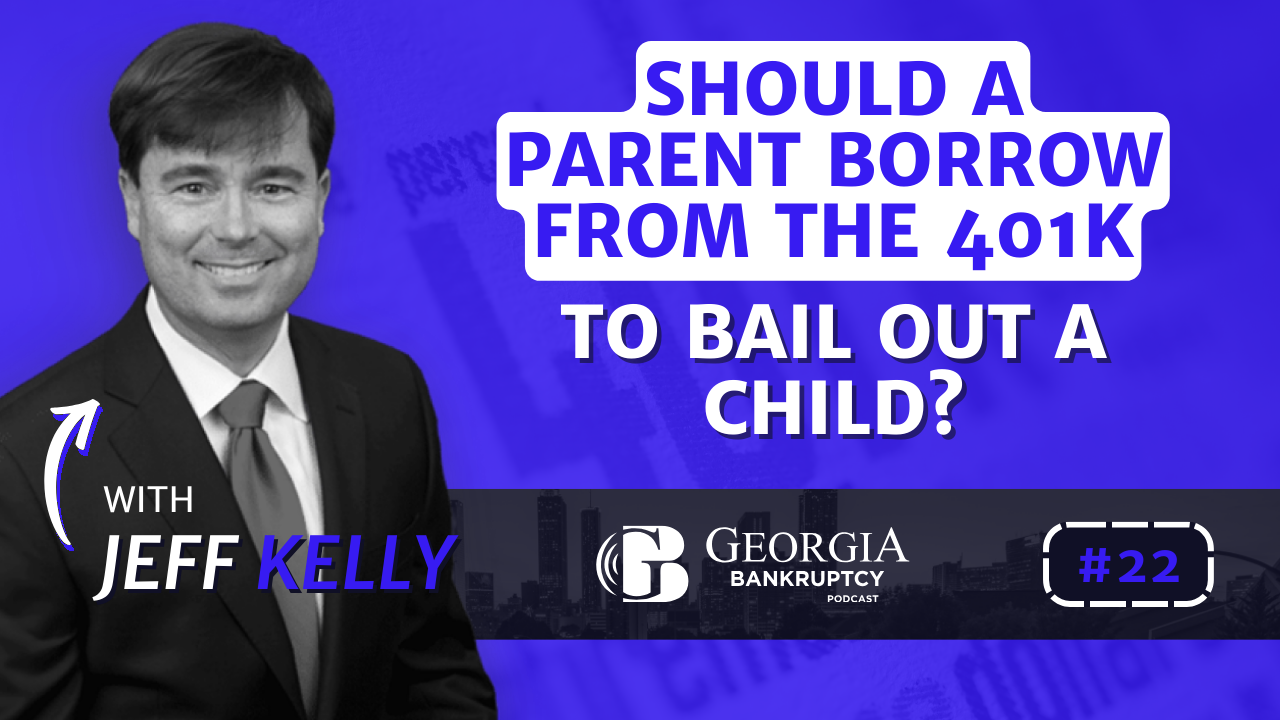 Should a parent borrow from the 401k to bail out a child?